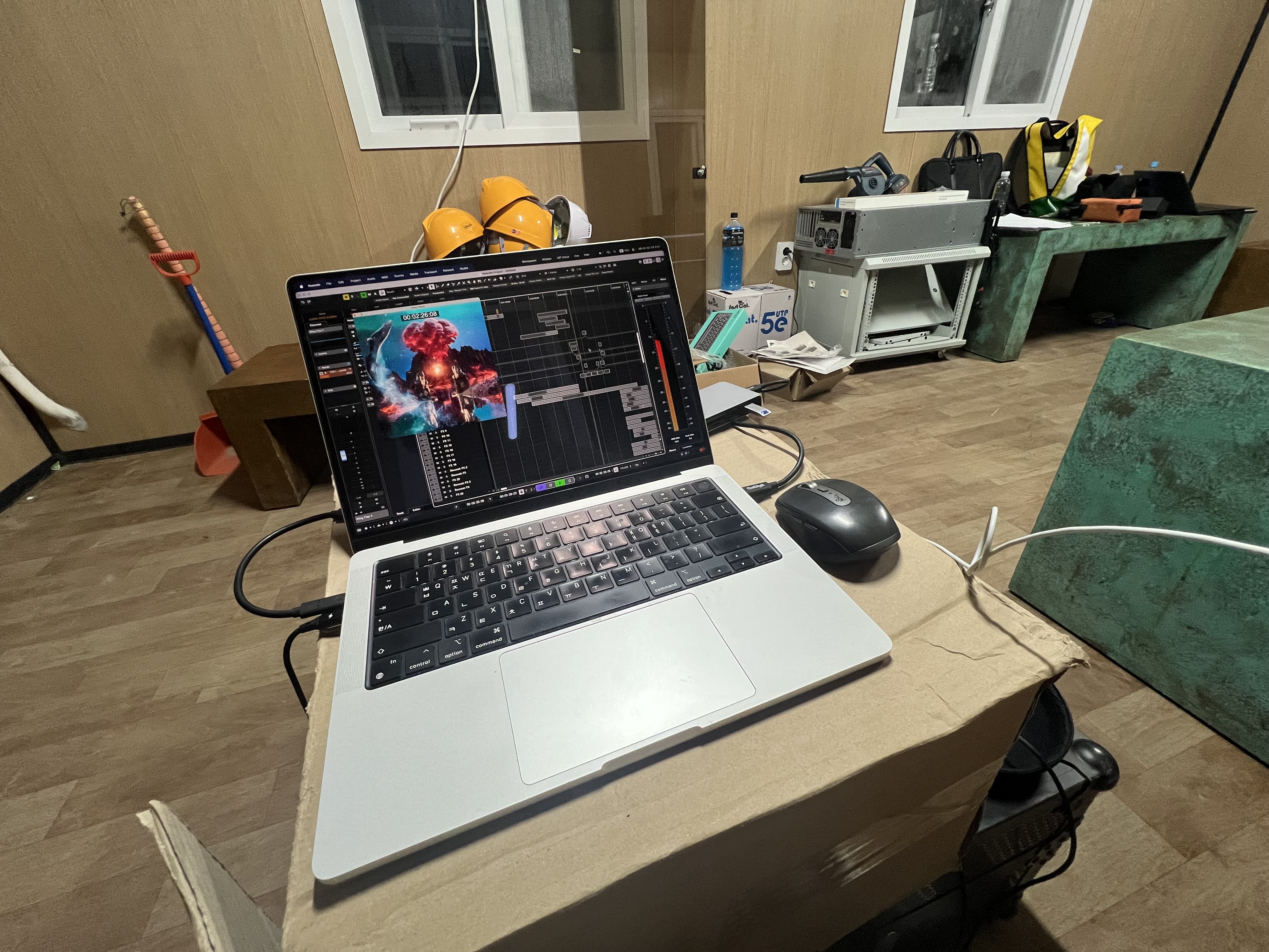 제주도 현장 사운드 디자인 작업